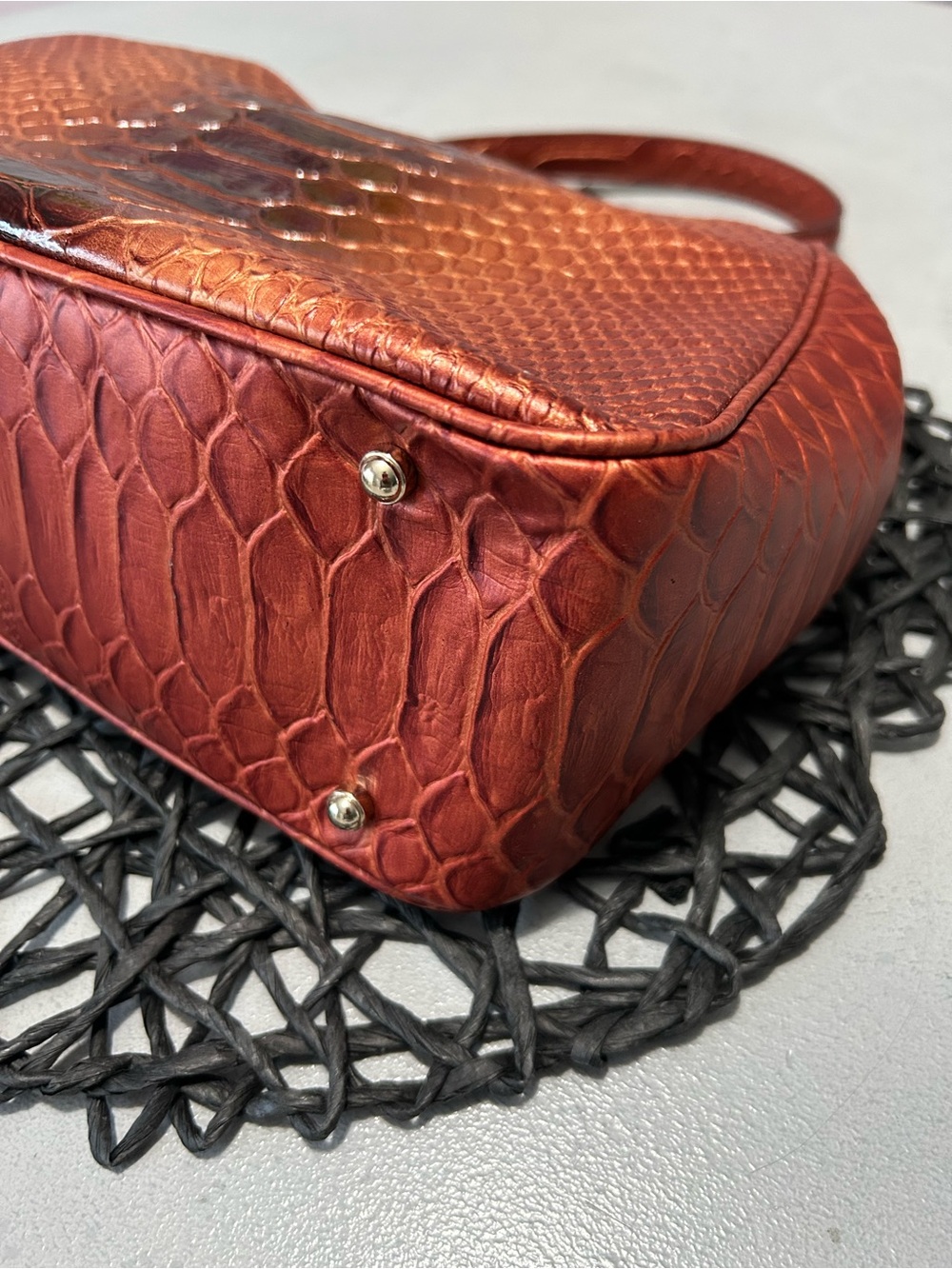 Brahmin Emmy Foliage Lakewood Leather Bag NWOT - Picture 11 of 16